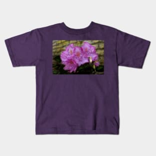 Hummingbird With Purple Flowers Kids T-Shirt